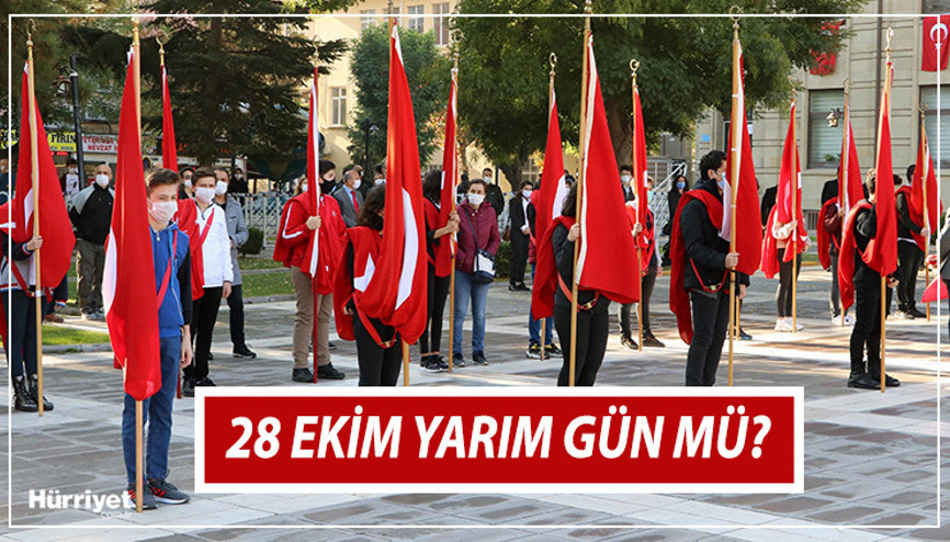 28 EKİM TATİL Mİ, YARIM GÜN MÜ OLACAK 28 Ekimde ek mesai yazılır mı, 29 Ekim 2023 hangi güne denk geliyor İşte 29 Ekim resmi tatili hakkında mevzuattan detaylar...