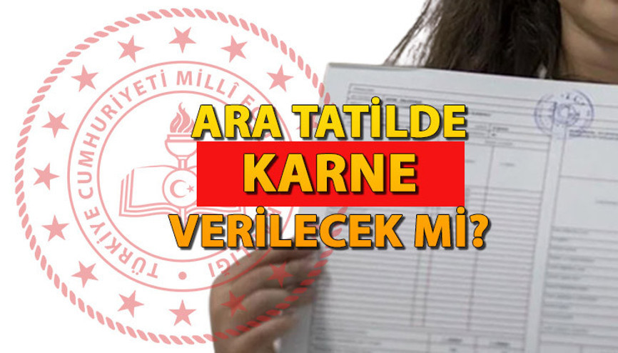 Kasım ara tatilinde karne verilecek mi 2023-24 Ara tatilde İlkokul, ortaokul ve lise karne dağıtımı olacak mı