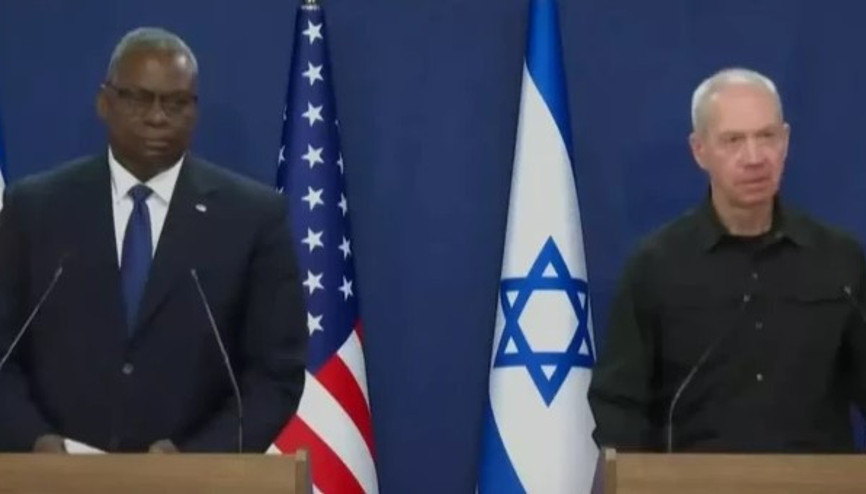 ABD Savunma Bakanı Lloyd Austin, İsrailde açıklama yaptı