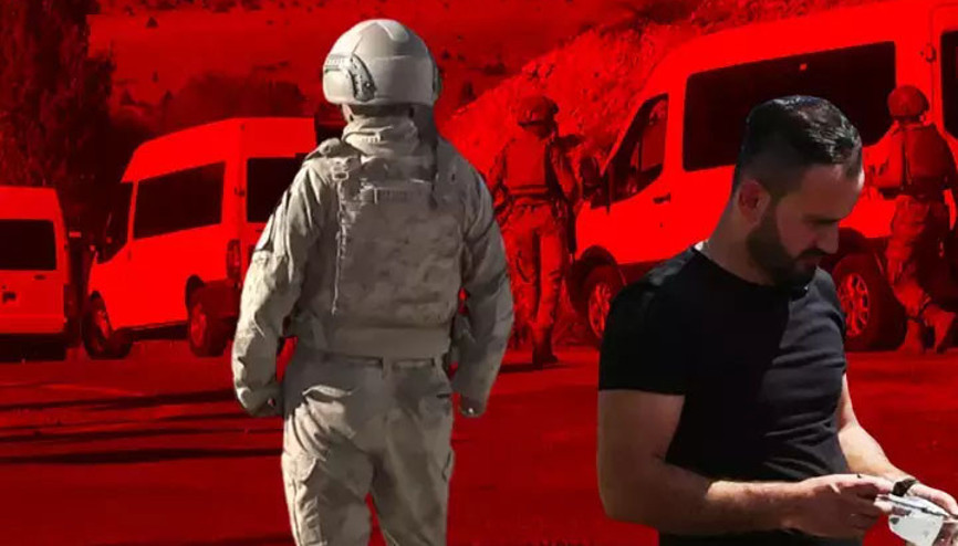 Bin kişilik özel ekip veterinerin şehit edildiği bölgede... Arazi taraması devam ediyor