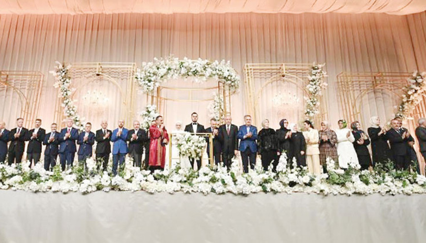Başkan Yıldız’ın oğluna bol şahitli nikâh