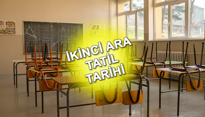 2. Ara tatil ne zaman gerçekleşecek MEB takvimi duyurdu