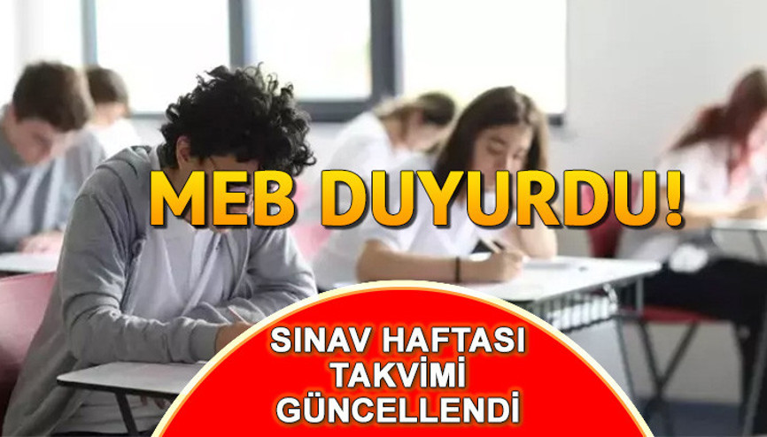 ORTAK SINAV TARİHLERİ 2023: MEB ortak sınav ne zaman Birinci dönem 1. sınavlar hangi tarihlerde yapılacak Takvimde değişikliğe gidildi