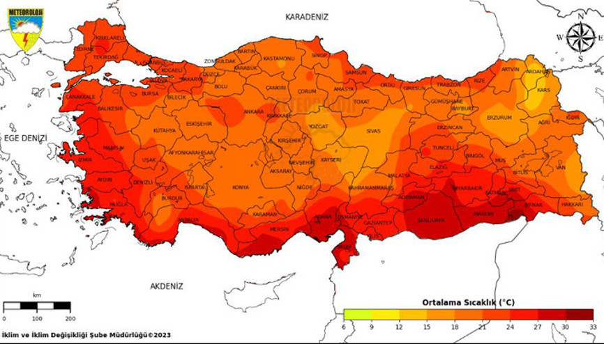 Meteoroloji Mevsimlik Sıcaklık Analizini yayımladı: Son 53 yılın en sıcak 7. yazı...