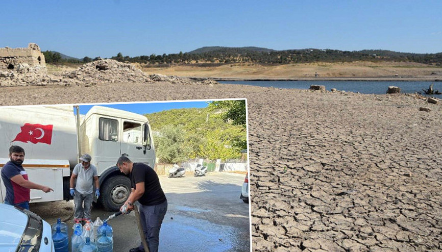 Bodrumda su krizi... Bazı mahallelerde 10 gündür su yok