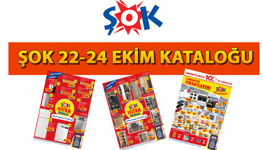ŞOK 23-24 Ekim Aktüel Ürünler Kataloğu 2023 | Erzak dolabı, katlanır masa, çalışma masası ve Airfryer satışa çıktı ŞOK 23-24 Ekim Aktüel Ürünler Kataloğu 2023 | Erzak dolabı, katlanır masa, çalışma masası ve Airfryer satışa çıktı