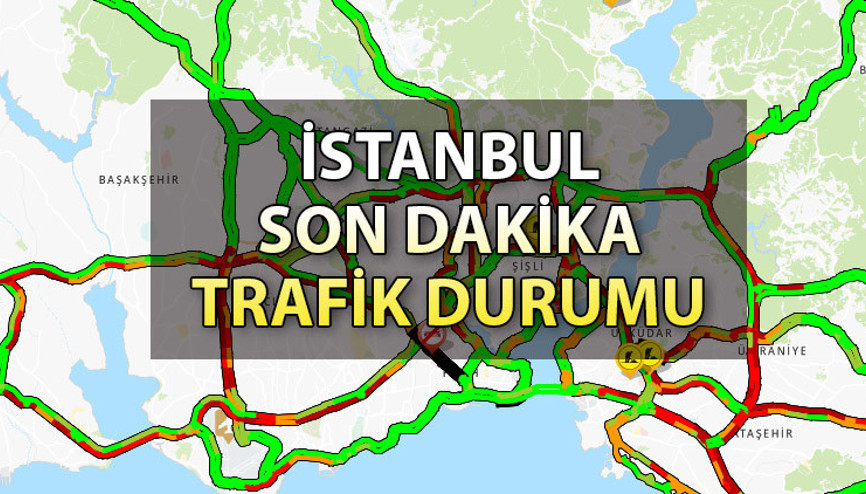 İSTANBUL TRAFİK DURUMU SON DAKİKA (24 Ekim 2023) İstanbul’da nerede trafik var, yoğunluk ne durumda İşte, Trafik yoğunluğu haritası
