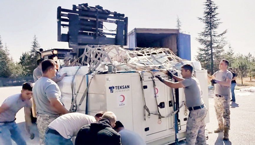 Türkiye’den yardım uçuşları sürüyor