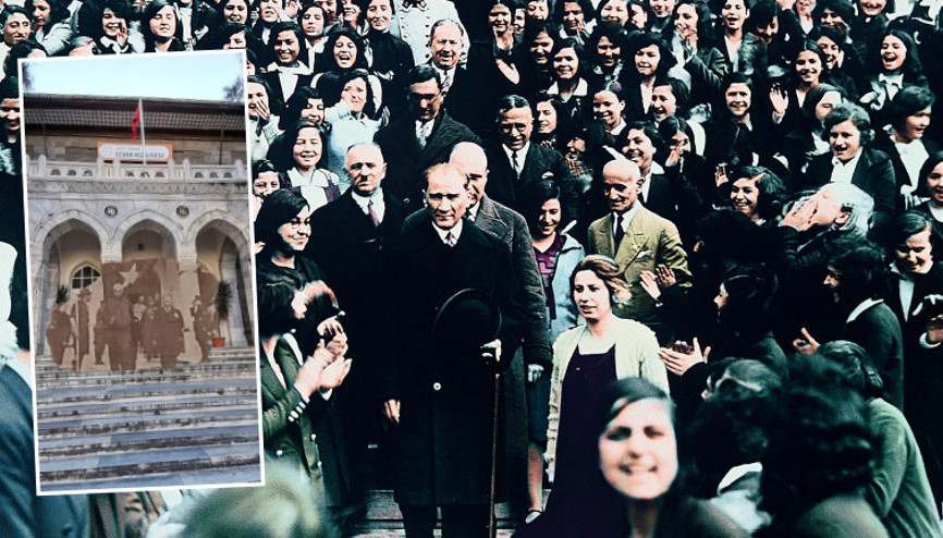 ‘Başöğretmen’in ders verdiği okul... İzmir Kız Lisesi 100 yaşında