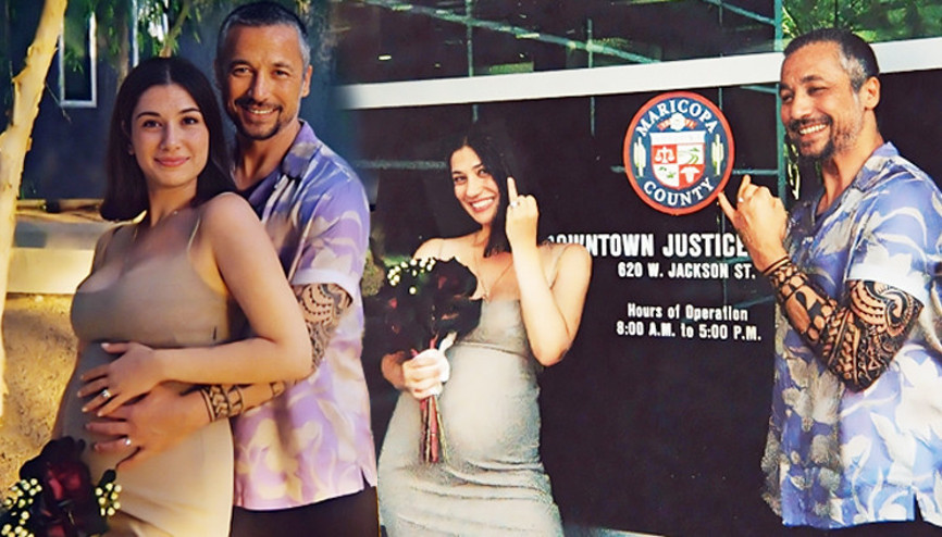 Doğuma günler kala evlendiler... Önce çocuk sonra nikah