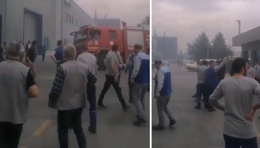 Sakaryada fabrikada patlama 1 kişi yaralandı