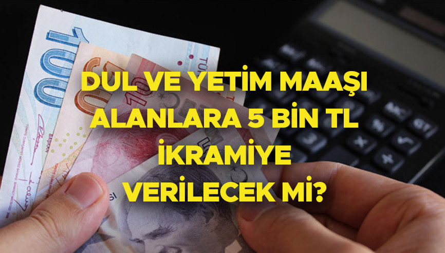 Dul ve yetim maaşı alanlara ikramiye verilecek mi Dul ve yetim maaşı alanlara 5 bin lira emekli ikramiyesi ne zaman yatacak İşte ödeme tarihi 2023
