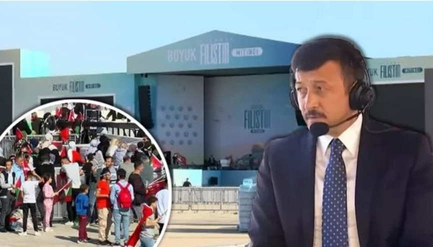 İstanbulda Büyük Filistin Mitingi... AK Parti Genel Başkan Yardımcısı Hamza Dağ açıklamalarda bulundu