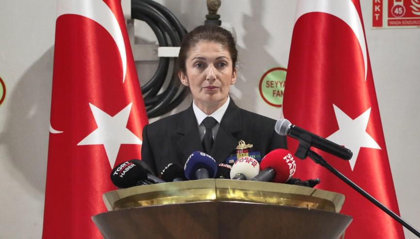 İstanbulda TCG Anadolu Gemisinde 29 Ekim Cumhuriyet Bayramı töreni