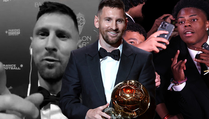 Ballon d’Or gecesine damga vuran diyalog, Messinin küfürü Yaptığın şeyden hoşlanmadım, konuyu değiştiriyorsun