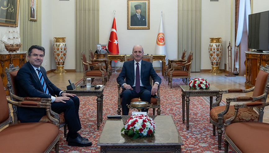 TBMM Başkanı Kurtulmuş, AFAD Başkanı Okay Memişi kabul etti