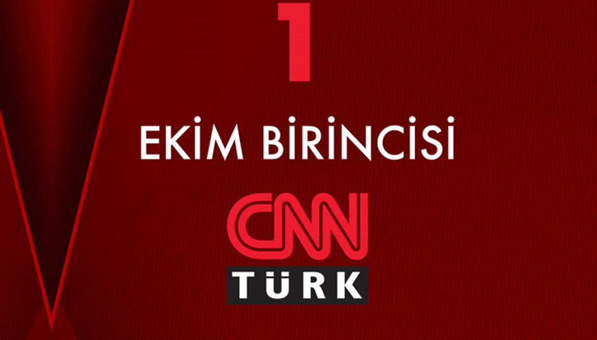 Ekim ayının en çok izlenen haber kanalı yine CNN TÜRK oldu