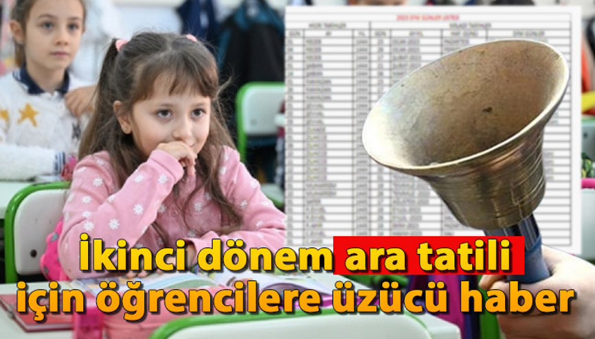 Okullarda uygulanacak ara tatil için öğrencilere üzücü haber… Nisan ara tatili kalktı mı, ne zaman yapılacak İşte, ara tatilin denk geldiği günler