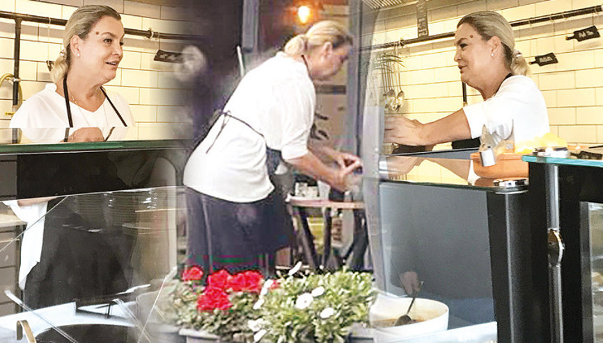 Bir dönemin ünlü oyuncusu oto sanayide restoran açtı... Hem patron, hem garson