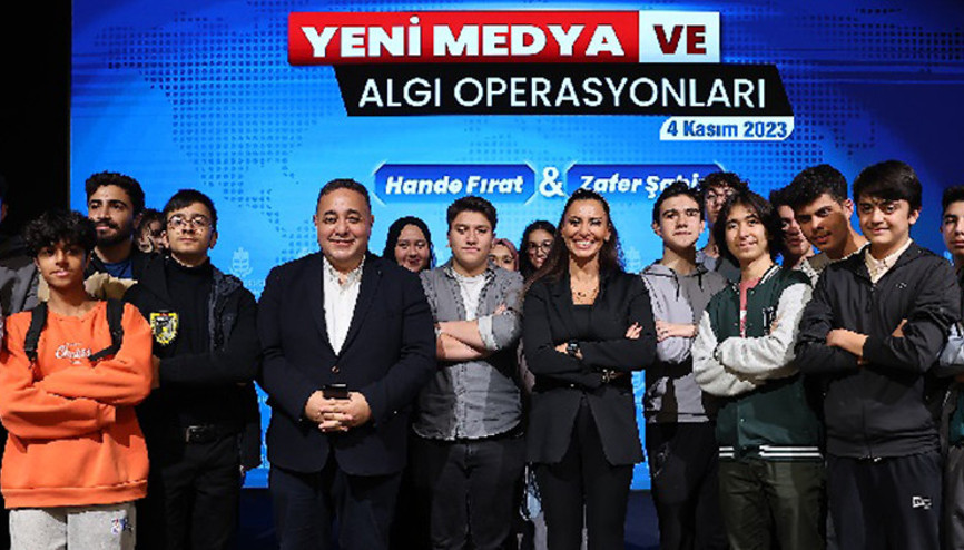 Hande Fırat ve Zafer Şahin, Yeni Medya Söyleşilerine katıldı