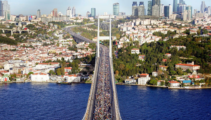 45. İstanbul Maratonuna Kenyalı atletler damga vurdu