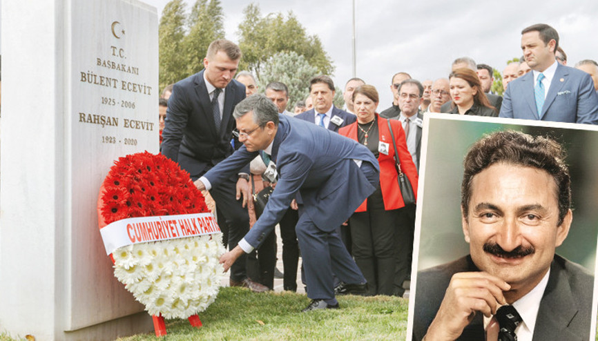 Ecevit’e 17. yıl anması... Özgür Özel de katıldı