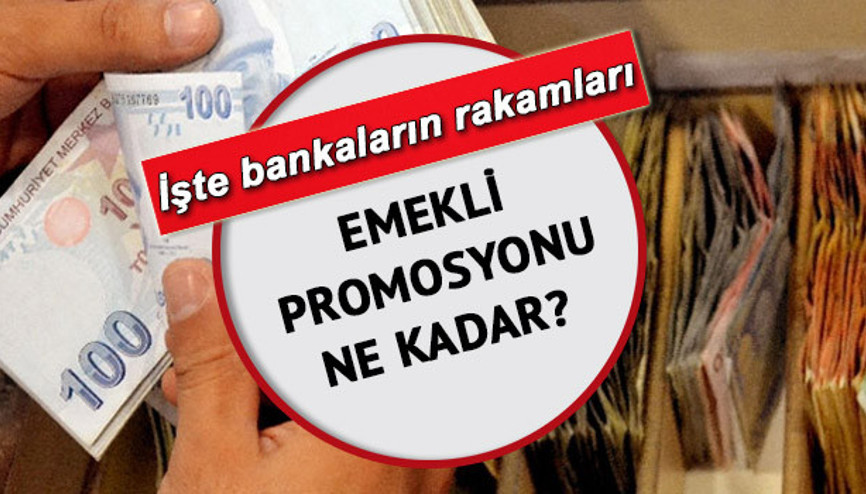 Bankaların güncel emekli promosyon tutarları değişti Otomatik talimata 4 bin TL’ye varan ek nakit (Hangi banka ne kadar promosyon veriyor) Bankaların güncel emekli promosyon tutarları değişti Otomatik talimata 4 bin TL’ye varan ek nakit (Hangi banka ne kadar promosyon veriyor)