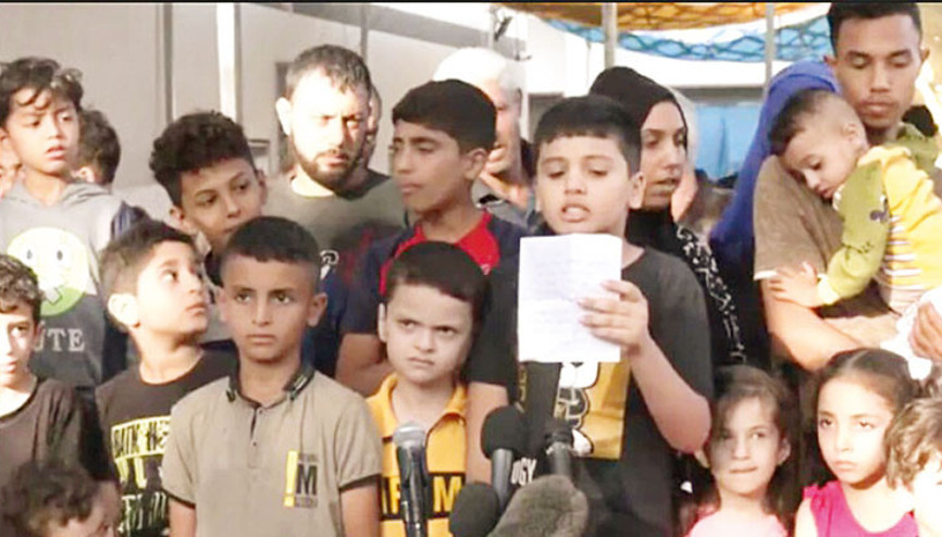 Gazzeli çocuklar feryat etti: Biz de yaşamak istiyoruz