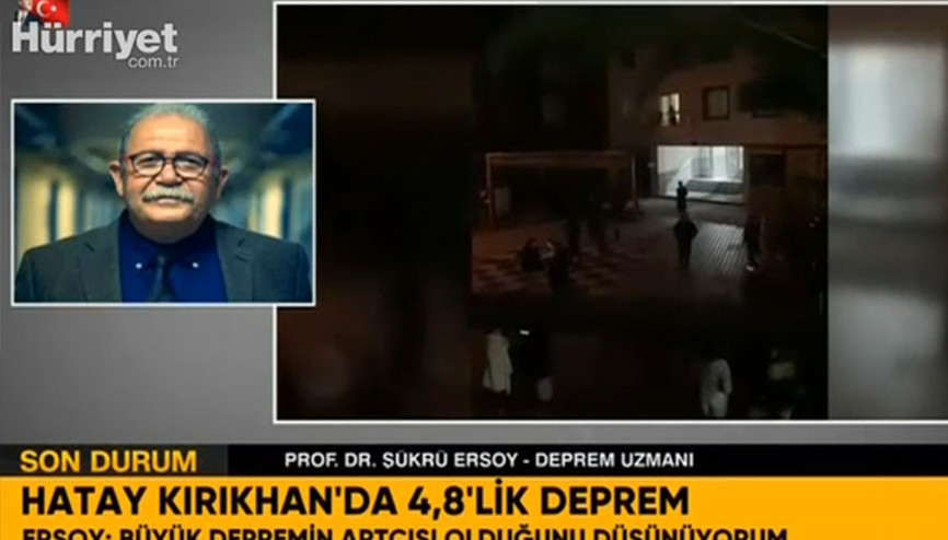 Deprem uzmanı Prof. Dr. Şükrü Ersoy Hataydaki depremi değerlendirdi