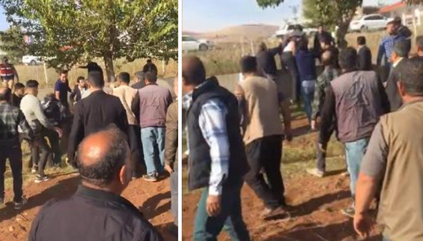 Şanlıurfada TIR garajı gerginliği: Burası tarım arazisi