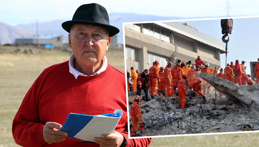 Prof. Dr. Ercan, Vandaki depremde enkaz altında kalmaktan nasıl kurtulduğunu anlattı