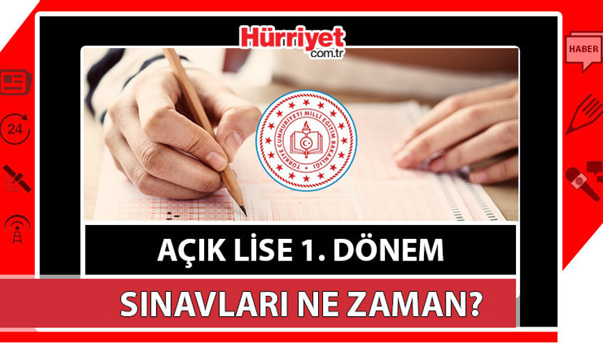 AÖL SINAV TARİHLERİ 2023-2024 || Açık Lise AÖL 1. dönem sınavı ne zaman AÖL sınav giriş belgesi yayınlandı&nbsp;mı