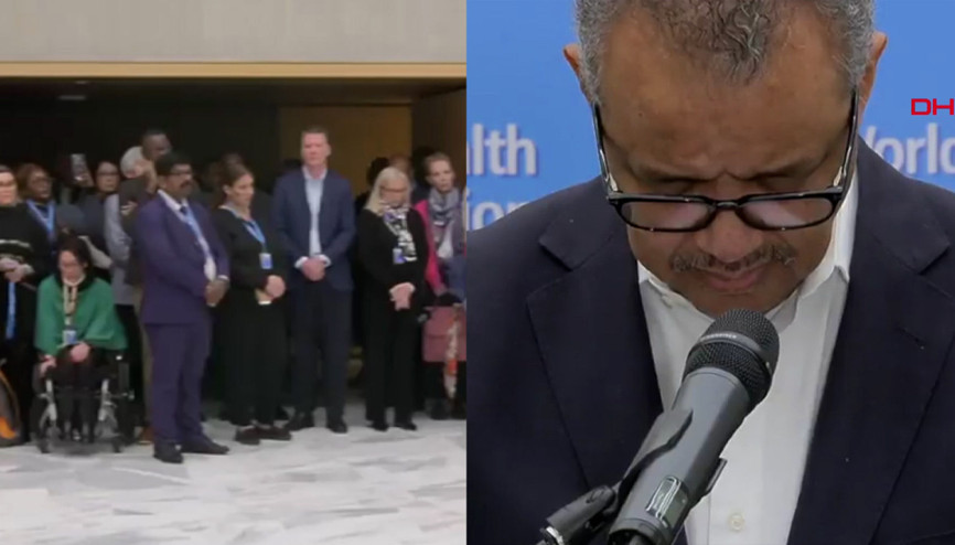 Dünya Sağlık Örgütü çalışanlarından, Gazzede ölen BM çalışanları için saygı duruşu