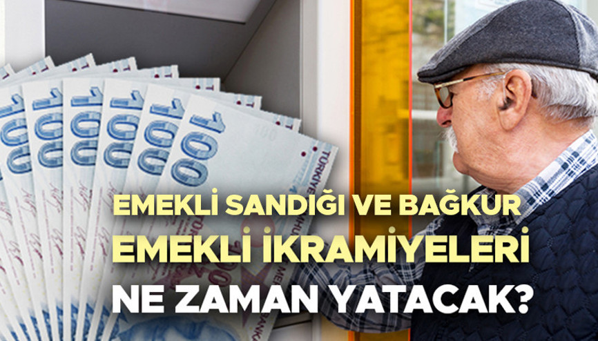 EMEKLİ SANDIĞI-BAĞKUR İKRAMİYESİ YATTI MI | 5 Bin TL emekli ikramiyesi ne zaman verilecek İşte emekli Sandığı ve Bağkur 5000 TL emekli ikramiyeleri ödemesi son durum