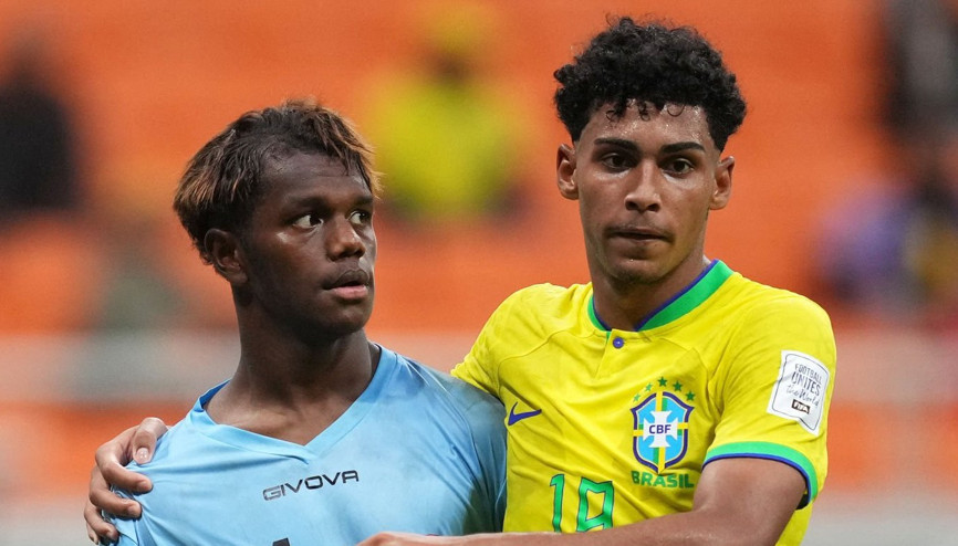 77 şut at, 9 gol Brezilya U17, Yeni Kaledonyaya acımadı...