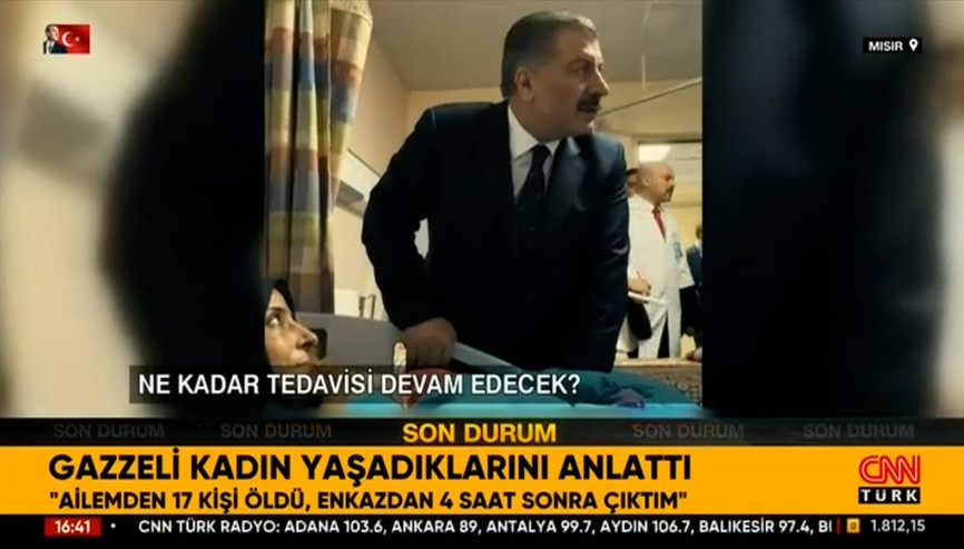 Bakan Koca Mısırda: Yaralanan kadının sözleri duygulandırdı