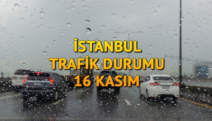İstanbul trafik durumu 16 Kasım: İstanbul trafik yoğunluğu yüzde kaç İşte güncel veriler...