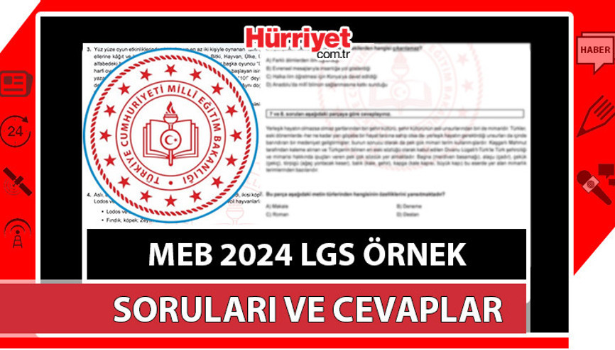 LGS ÖRNEK SORULAR 2024 MEB || LGS ne zaman, kaç gün kaldı LGS başvurusu olacak mı