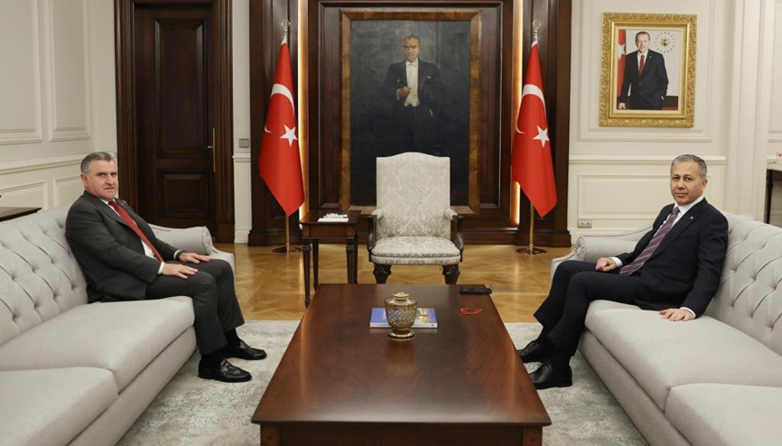 Bakan Aşkın Baktan, İçişleri Bakanı Yerlikayaya ziyaret