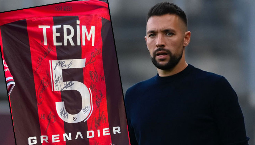 Farioliden Fatih Terime imzalı Nice forması Büyük İmparator...