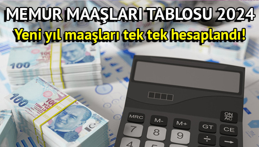 En düşük memur maaşı için 33 bin TL ve yüzde 50 zam detayı Memur maaşları tablosu 2024 tek tek hesaplandı...