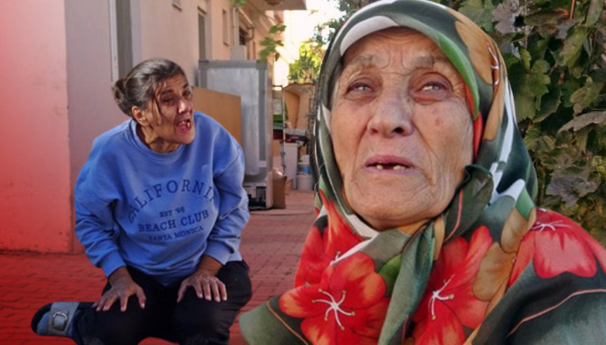 Yaşlı kadının gözyaşları yürekleri dağladı Engelli kızıyla oturduğu daireden icra memurlarıyla çıkarıldı...