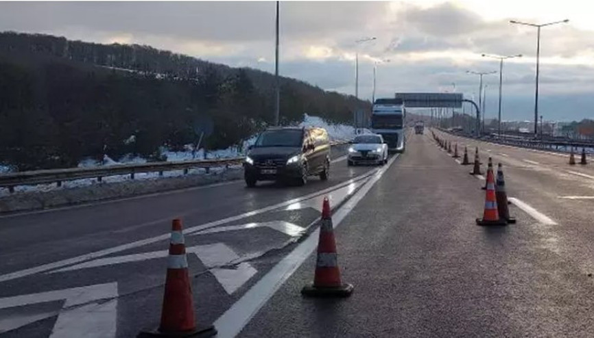 Bolu Dağı Tünelinin İstanbul yönü ulaşıma kapatıldı