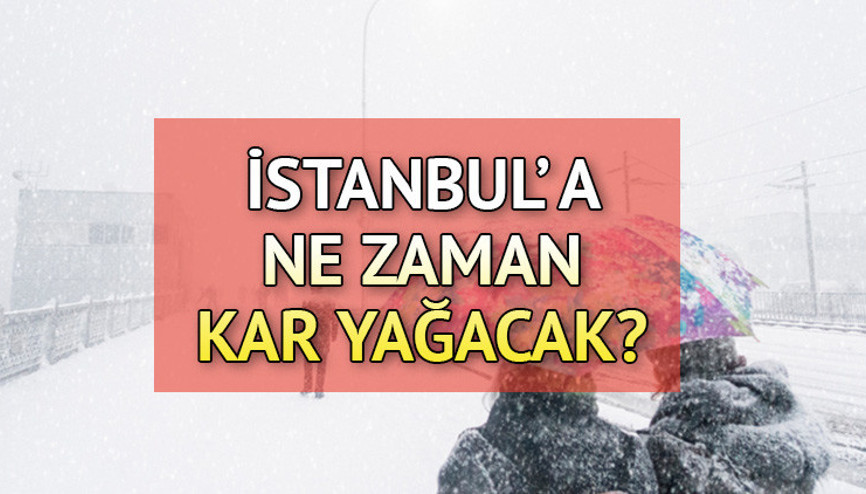 Meteorolojiden kar uyarısı geldi İstanbula ne zaman, hangi gün kar yağacak Hafta sonu İstanbulda kar yağışı var mı