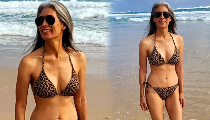 Emekli dekan yardımcısıydı... 57 yaşında ünlü dergiye kapak kızı oldu