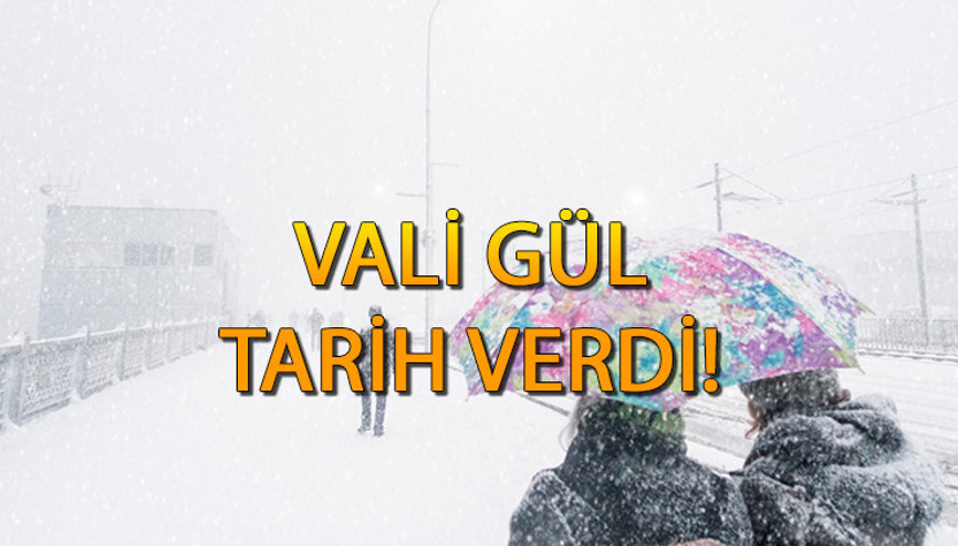 İSTANBULA KAR YAĞACAK MI, ne zaman yağacak Bu pazar (26 Kasım) İstanbula kar yağar mı Vali Gül tarih verdi