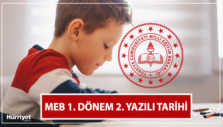 MEB 1. dönem 2. yazılı ne zaman Ortaokul ve lisede sınavlar hangi gün yapılacak Ortak sınav tarihleri belli oldu