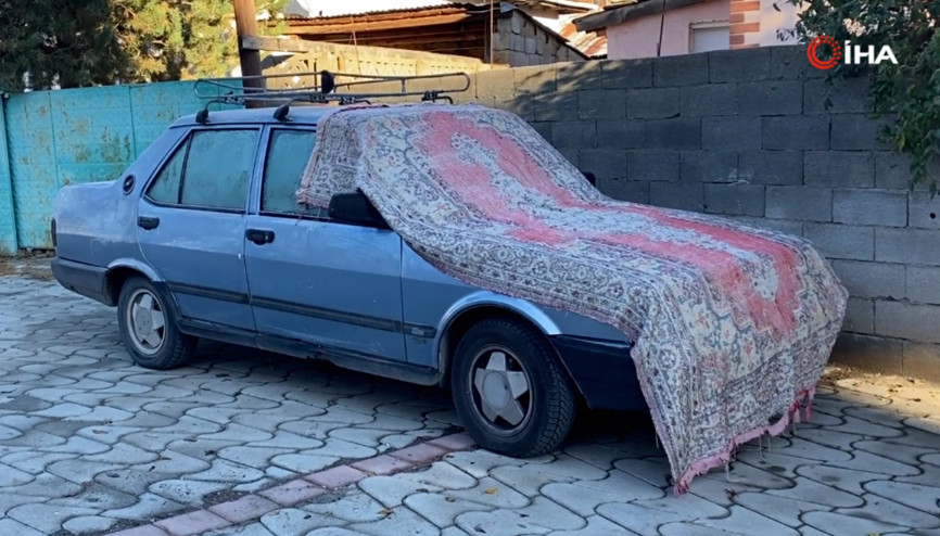 Doğuda soğuk hava etkili: Erzincan buz kesti