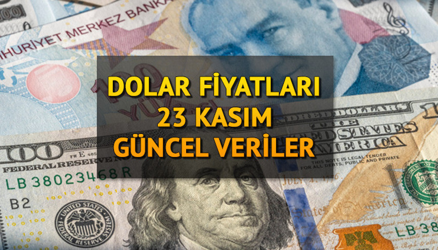 DOLAR FİYATLARI ANLIK FİYAT TAKİP EKRANI 23 Kasım Perşembe: Dolar fiyatı düştü mü, 1 dolar kaç TL Kritik faiz kararı açıklandı