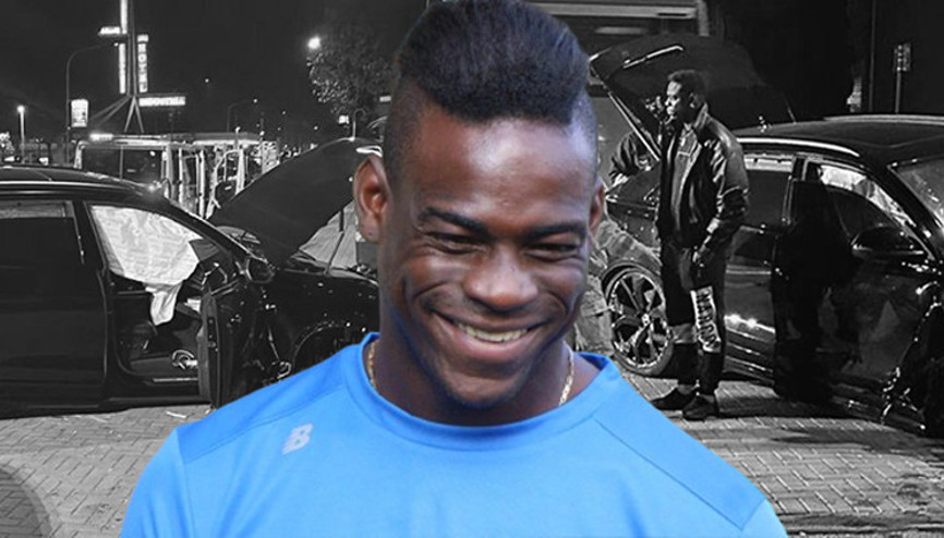 Adana Demirsporun golcüsü Mario Balotelli trafik kazası geçirdi Testi reddetti, sağlık durumu iyi